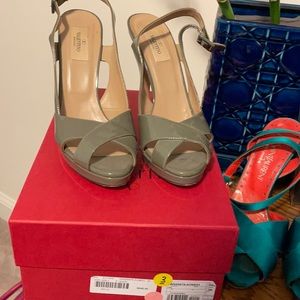 Valentino sling back heel